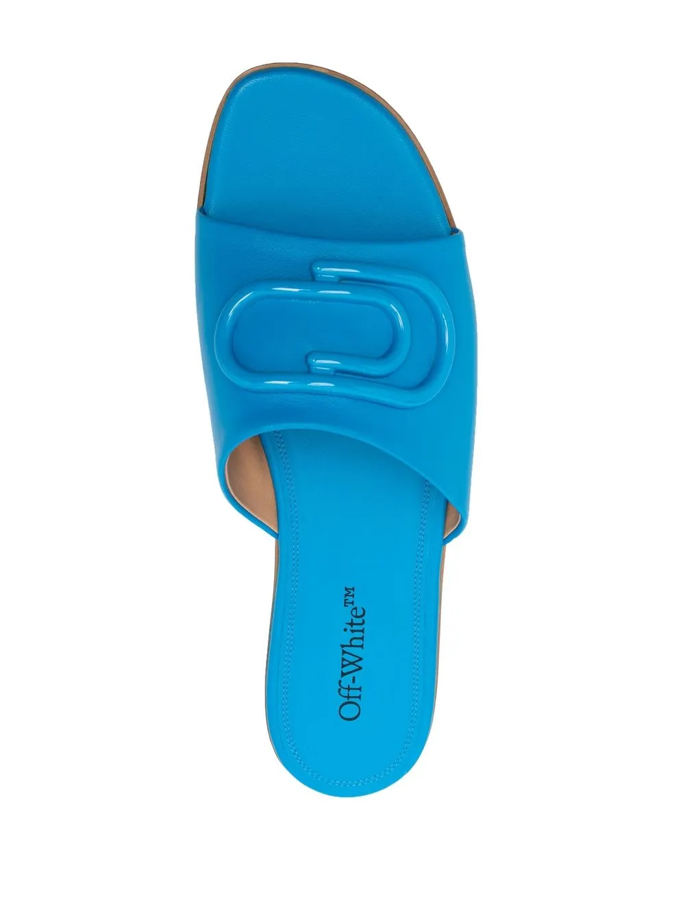 Women Off-White Logo-plaque Slip-on Slides 4 Women Off-White Logo-plaque Slip-on Slides - Image 4