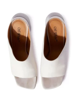 Women Off-White Spring Leather Mules -Off-White 19779356 44442839 1000