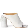Women Off-White Spring Leather Mules