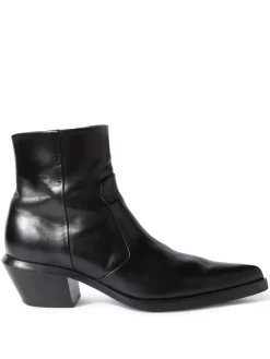 Men Off-White Runway Texan Pointed-toe Boots