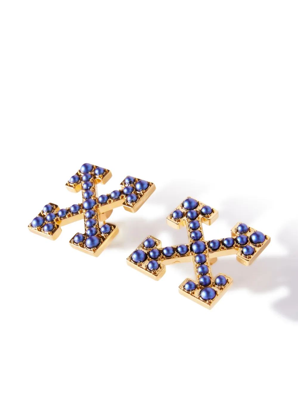 Women Off-White Arrow Logo Pearl Earrings 3 Women Off-White Arrow Logo Pearl Earrings - Image 3