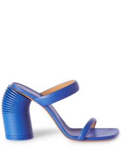 Women Off-White Open-toe Leather Sandals