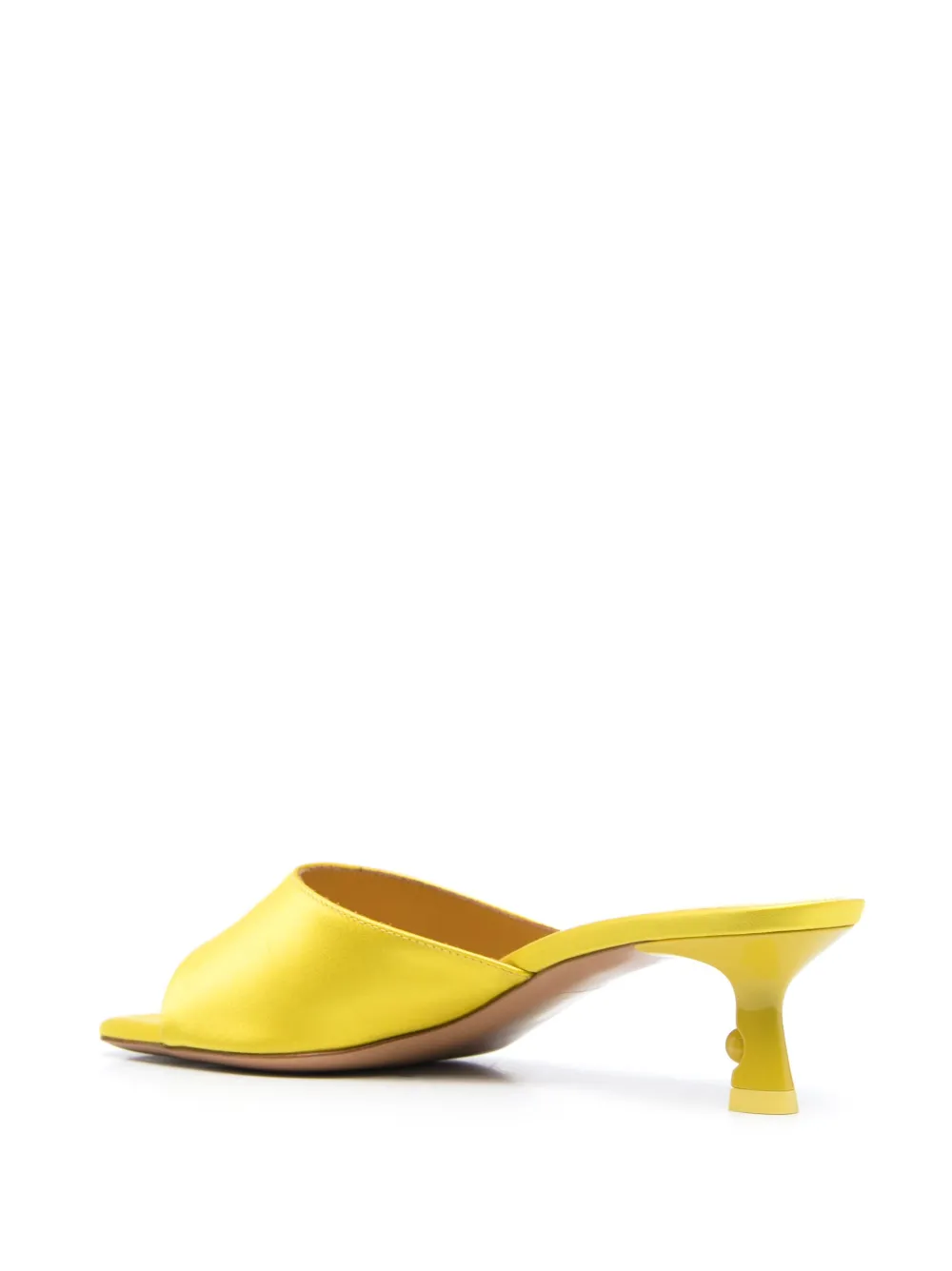 Women Off-White Pop Lollipop Satin Mules 3 Women Off-White Pop Lollipop Satin Mules - Image 3