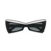 Women Off-White Cat-eye Tinted Sunglasses