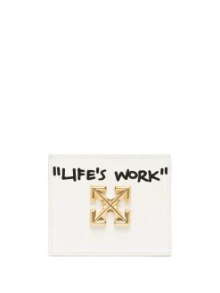 Women Off-White Jitney Leather Cardholder