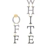 Women Off-White Crystal-embellished Logo Earrings