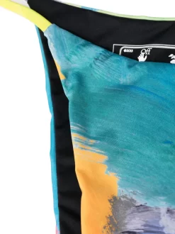 Women Off-White Painterly-print Bikini -Off-White 20076384 45200466 1000