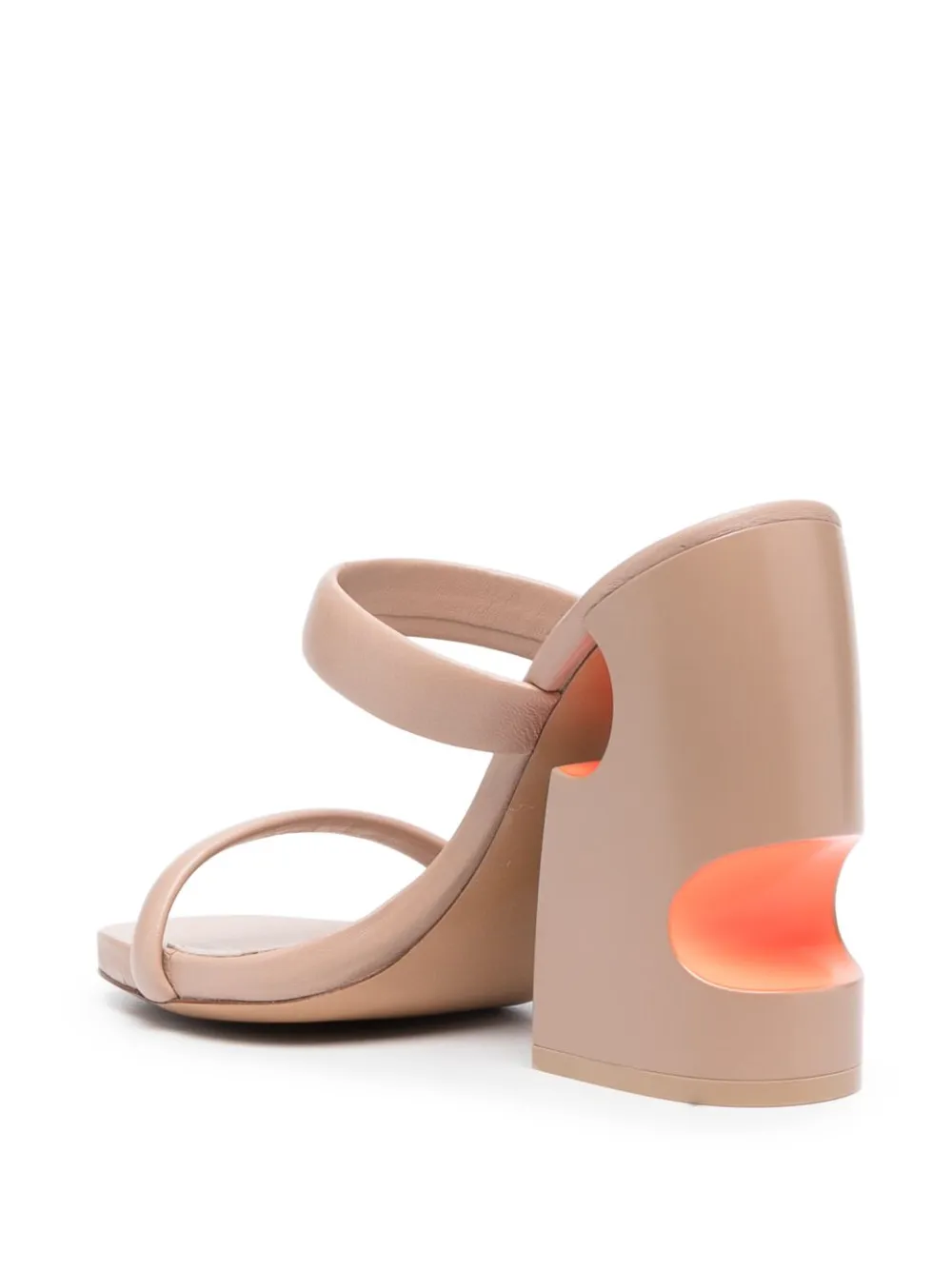 Women Off-White Pop Meteor 120mm Cut-out Mules 3 Women Off-White Pop Meteor 120mm Cut-out Mules - Image 3