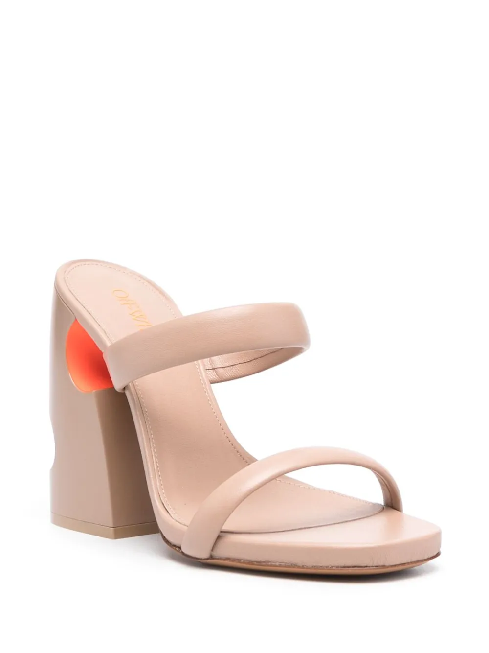 Women Off-White Pop Meteor 120mm Cut-out Mules 2 Women Off-White Pop Meteor 120mm Cut-out Mules - Image 2