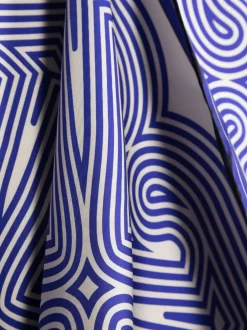 Women Off-White Optical Arrows-print Silk Scarf -Off-White 20188896 50506912 1000