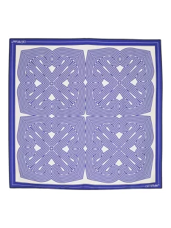 Women Off-White Optical Arrows-print Silk Scarf